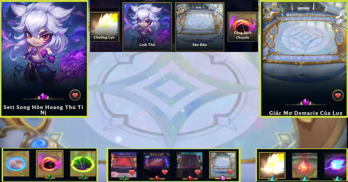 PET SET + SÀN DEMACIA